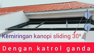 kanopi sliding katrol majemuk [upl. by George]