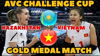 KAZAKHSTAN vs VIETNAM AVC CHALLENGE CUP FOR WOMENS VOLLEYBALL 2024 LIVE SCOREBOARD [upl. by Rahas]