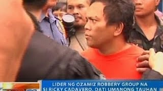 NTG Lider ng Ozamiz Robbery Group dati umanong tauhan ng kilabot na Kuratong Baleleng Gang [upl. by Layney]