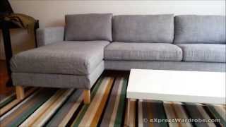 IKEA Karlstad Sofa and Chaise Longue Design [upl. by Nospmis]