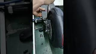 How to Adjust Rear Brake Disc  HX X7 X8 X9 Electric Scooter [upl. by Robison]