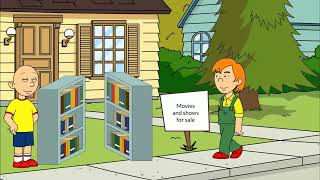 Caillou Sells Pirated DVDsArrestedGrounded [upl. by Gregoor574]