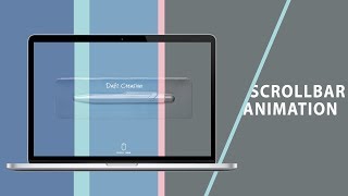 Scrollbar Animation  CSS  JQUERY Tutorial [upl. by Ornas]