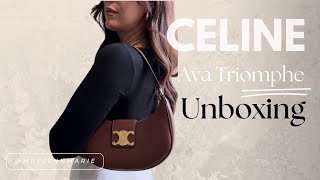 Celine Ava Triomphe Bag Unboxing [upl. by Sussman]