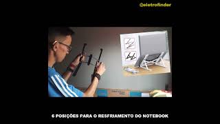 COMPREI SUPORTE LAPTOP RESFRIAMENTO NOTEBOOK [upl. by Corilla]