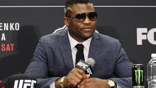 Francis Ngannou complete UFC on FOX 23 postfight comments [upl. by Harrington]