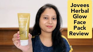 Jovees Herbal Glow Face Pack For All Skin Types  Review with Result [upl. by Atterehs435]