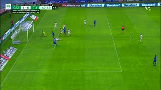 Gol de O Pineda  Cruz Azul 1  0 Tijuana  LIGA BBVA MX  Guard1anes 2021  Jornada 17 [upl. by Neimad]