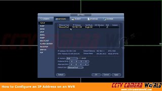 How to Configure an IP Address on an NVR [upl. by Ecnar]