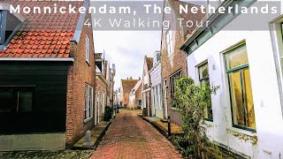 Monnickendam Netherlands  Relaxing 4K Walking Tour [upl. by Gerri932]