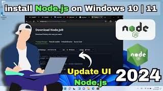 How to Install Nodejs and NPM on Windows 11  2024 Update  NodeJS Installation [upl. by Hilliary]