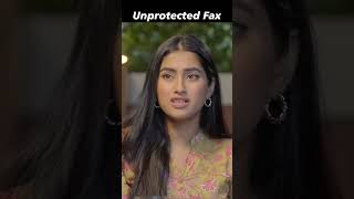 Unprotected Fax  Hasley India  Twarita Nagar  comedy shorts funny [upl. by Myra]