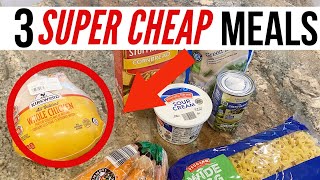 ⭐️BEST EXTREME BUDGET FAMILY MEALS  3 DINNERS  ALDI EDITION [upl. by Dwaine581]