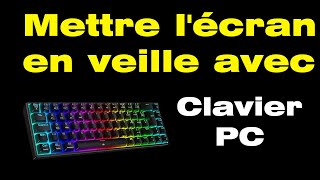 Comment mettre lécran en veille avec le clavier [upl. by Ekeiram939]