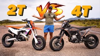 KTM 300 2024 Vs KTM 450 2t o 4t quale va di piu [upl. by Jari]