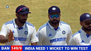 India vs Bangladesh 1st Test Match Day  2 Highlights 2024 Today  Full Match Highlights [upl. by Akemehc]