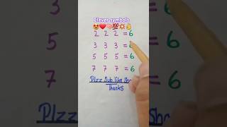 Clever symbols🤩❤💥❤💯 maths multiplication mathstricks mathshorts mathematics shorts foryou [upl. by Linskey]