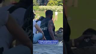 Diddy spotted in Central Park sun🫣 trendingshorts fypシ゚viral viralvideo [upl. by Sherborne]