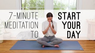 7Minute Meditation to Start Your Day [upl. by Kcyred]