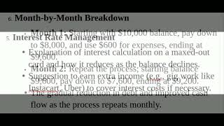 How to Pay Off Your Maxed Out Credit Cards with ZERO Cash flow [upl. by Nothgierc347]