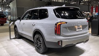 2023 KIA Telluride SX Prestige XLine Wolf GrayBlack EXTERIORINTERIOR Walkaround in 4K [upl. by Eerol]