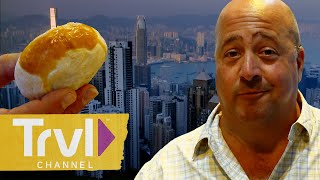 The BEST Street Food in Hong Kong  Bizarre Foods with Andrew Zimmern  Travel Channel [upl. by Camila]