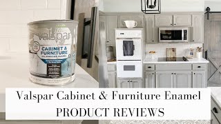 Valspar Cabinet and Furniture Paint Enamel Review Best Cabinet Enamel Paint [upl. by Nnaharas540]