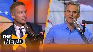 Joel Klatt amp Colin Cowherd react to the College Football Playoff rankings after Week 13  THE HERD [upl. by Gilbertina874]