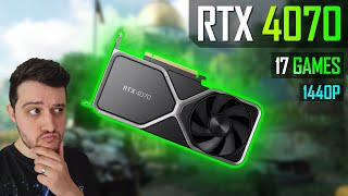 RTX 4070  Worth it at 599  1440p Gameplay Benchmarks [upl. by Kcyred]