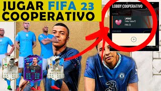 Como jugar COOPERATIVO en FIFA 23 online y offline Ultimate Team XBOX PC PlayStation CrossPlay [upl. by Tidwell]