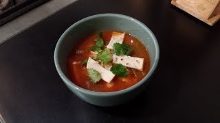 Make Chicken Tortilla Soup  Halloween Day Tradition Soup Recipe [upl. by Neeloj]