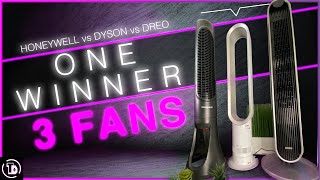 3 Tower Fans Tested One Clear Winner  Dyson 400 vs Dreo 130 vs Honeywell 65 [upl. by Llehsyar]