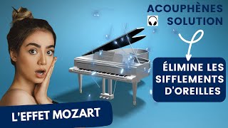 Acouphènes solution leffet Mozart élimine les sifflements doreilles  Bruit blanc 8000 hz [upl. by Bab853]