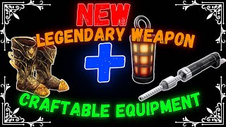 NEW LEGENDARY WEAPON AND CRAFTABLE EQUIPMENT  Deepwoken [upl. by Arratal197]