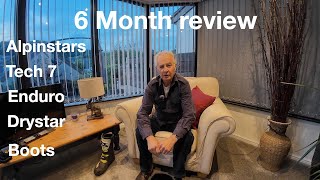 Alpinstars Tech 7 Enduro Drystar Boots 6 month review [upl. by Hamnet]