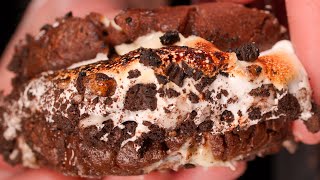 CHOCOLATE MARSHMALLOW COOKIE SANDWICH [upl. by Ethe]