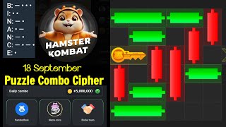 18 September Hamster Kombat Mini Game Puzzle Combo Cipher Solved [upl. by Durwyn]