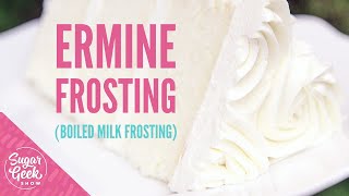 How To Make Cooked Flour Frosting Ermine Frosting [upl. by Annairba]