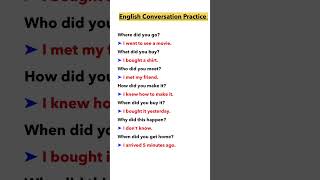 English Conversation Practice  How to Improve Your English englishconversation shorts english [upl. by Simpson]