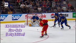 How NHL Players are EXPLOITING the FiveHole Lefty Edition [upl. by Carrie]