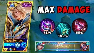 GLOBAL XAVIER ABUSE THIS INSANE MAX DAMAGE BUILD AND EMBLEM IN RANK GAME🔥 must try this one [upl. by Solange]