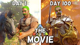 I Survived 100 Days on RAGNAROK in ARK Survival Evolved [upl. by Rosinski]