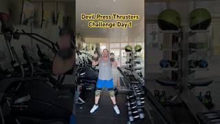 Devil Press Thruster Challenge youtubeshort achillesrecovery [upl. by Hannis]