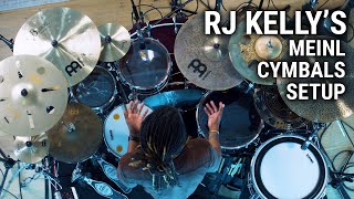 Meinl Cymbals  RJ Kellys Meinl Cymbals Setup [upl. by Gerti883]