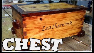 Antique Storage Chest for Leatherworking [upl. by Airamanna]