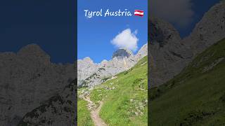 Beautiful mountains of the Wilder Kaiser in Tyrol Austria austria exploreaustria tyrol [upl. by Mansoor395]