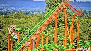 ENERGUŚ ROLLER – COASTER EnergyLandia Zator  Gopro [upl. by Jammal]