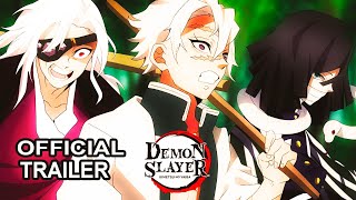 NEW TRAILER OFICIAL DEMON SLAYER 4ª TEMPORADA  Demon Slayer season 4 Hashira Training Arc [upl. by Esaertal]