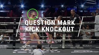 Saenchais Epic Question Mark Kick KO Highlight 35th Win Streak [upl. by Philbrook]