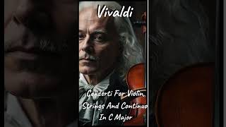 Antonio Vivaldi  Concerti For Violin Strings And Continuo In C Major [upl. by Enos]